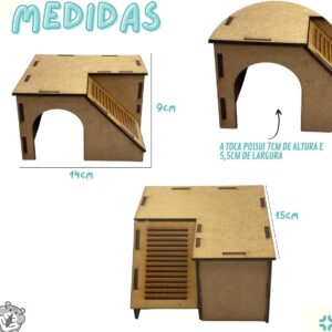 Casinha de Madeira Anti-Odor